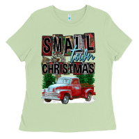 Matcha Small Town Christmas Ladies Tee - FaDigitalArtStudio