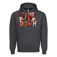 Smoke three up three down baseball Zipper Hoodie - Jasminsmagicworld