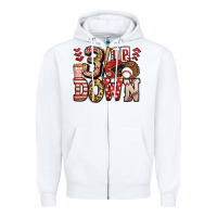 White three up three down baseball Zipper Hoodie - Jasminsmagicworld