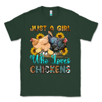 Sports Green just a girl who loves chickens Classic Tee - OliviaCreatesArt