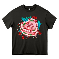 Asphalt valentines day cakes olivia creates design Heavy Core Tee - OliviaCreatesArt