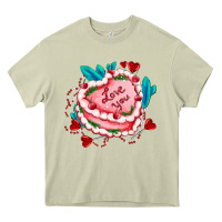 Mossy valentines day cakes olivia creates design Heavy Core Tee - OliviaCreatesArt
