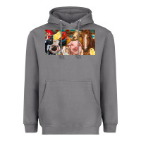 Storm Farm animals with aztec Heavyweight Hoodie - RanaPortraitStore