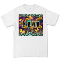White Mama with sunflowers Premium Tee - FaDigitalArtStudio