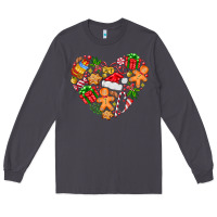 Smoke love Christmas  heart Long Sleeve Tee - CowhideDigitalArt