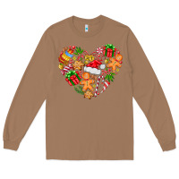 Toasted Coconut love Christmas  heart Long Sleeve Tee - CowhideDigitalArt