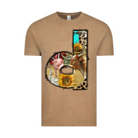 Farm Life Alphabet Lowercase Letters D Vintage Tee | Teevron