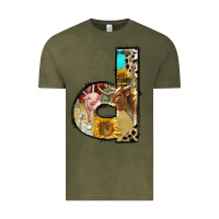 Vintage Olive farm life alphabet lowercase letters d Vintage Tee - BundleAndBundleShop