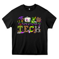 Black mardi gras pharmacy tech Heavy Core Tee - OliviaCreatesArt