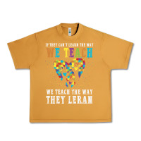 Peanut Butter Autism Awareness Teacher Urban Heavy Tee - CowhideDigitalArt