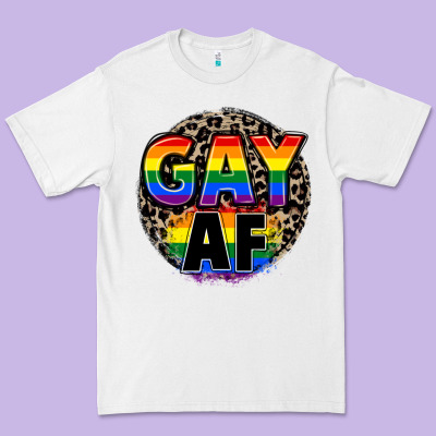 Gay Af Premium Tee Designed By Fadigitalartstudio