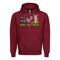 Burgundy But first cafecito y chismecito Zipper Hoodie - RanaPortraitStore