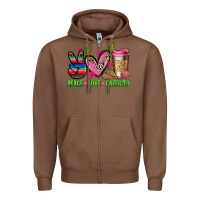Chestnut But first cafecito y chismecito Zipper Hoodie - RanaPortraitStore