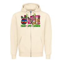 Sandshell But first cafecito y chismecito Zipper Hoodie - RanaPortraitStore
