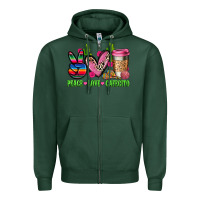Sports Green But first cafecito y chismecito Zipper Hoodie - RanaPortraitStore