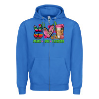 True Royal But first cafecito y chismecito Zipper Hoodie - RanaPortraitStore