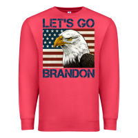 Cardinal american bald eagle let's go brandon Premium Sweatshirt - Jasminsmagicworld