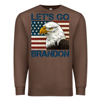 Chestnut american bald eagle let's go brandon Premium Sweatshirt - Jasminsmagicworld