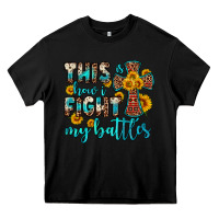 Black this is how i fight my battles Heavy Core Tee - OliviaCreatesArt