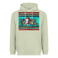 Matcha western christmas baby cow noel tumbler Heavyweight Hoodie - Jasminsmagicworld