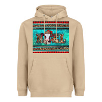 Mushroom western christmas baby cow noel tumbler Heavyweight Hoodie - Jasminsmagicworld
