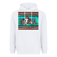 White western christmas baby cow noel tumbler Heavyweight Hoodie - Jasminsmagicworld