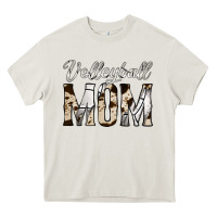 Cream volleyball  mom Heavy Core Tee - Jasminsmagicworld