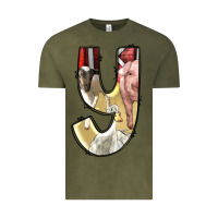 Vintage Olive farm life alphabet lowercase letters y Vintage Tee - BundleAndBundleShop