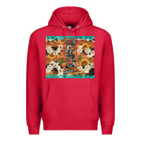 Cardinal texas sunflower cactus cowhide Premium Hoodie - Artiststas