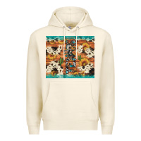 Tofu texas sunflower cactus cowhide Premium Hoodie - Artiststas