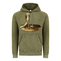 Vintage Olive king cobra snake Vintage Hoodie - LillyAllenDesigns
