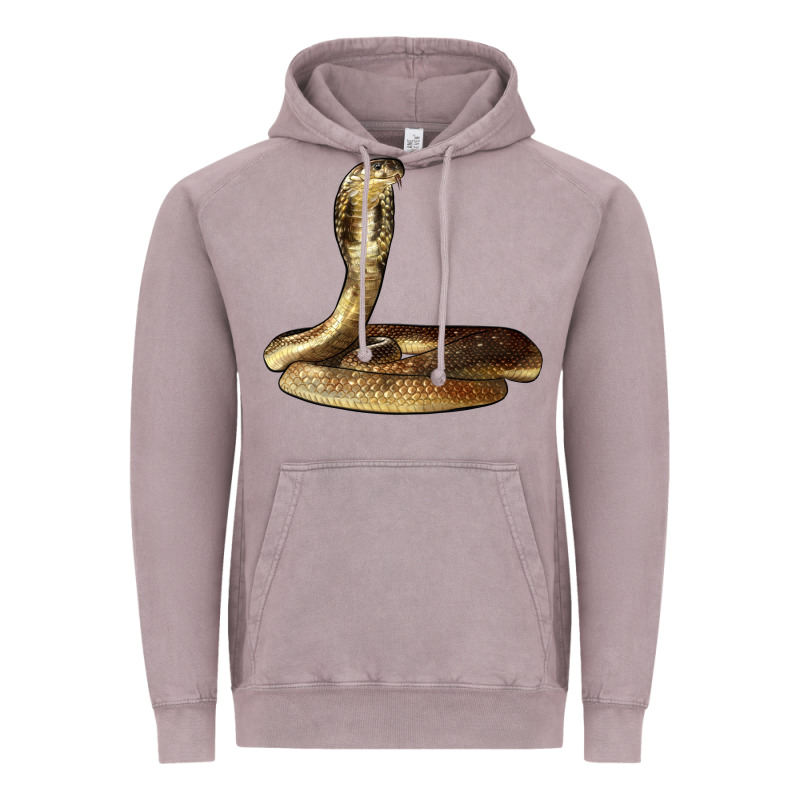 King Cobra Snake Vintage Hoodie by LillyAllenDesigns | Teevron