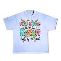 Grape Ice easter he is not here for he has risen just as he Urban Heavy Tee - LillyAllenDesigns