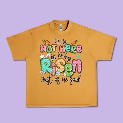 Easter He Is Not Here For He Has Risen Just As He Urban Heavy Tee Designed By Lillyallendesigns