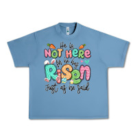 Pebble Blue easter he is not here for he has risen just as he Urban Heavy Tee - LillyAllenDesigns