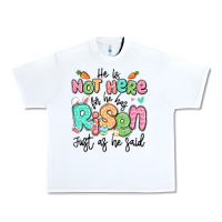 White easter he is not here for he has risen just as he Urban Heavy Tee - LillyAllenDesigns