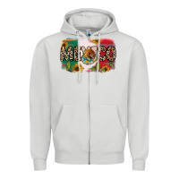 Dove Grey Mexico Zipper Hoodie - RanaPortraitStore