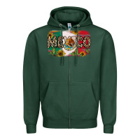 Sports Green Mexico Zipper Hoodie - RanaPortraitStore