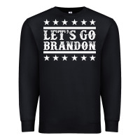 Black Let's Go Brandon Impeach Premium Sweatshirt - Jasminsmagicworld