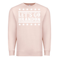 Pale Pink Let's Go Brandon Impeach Premium Sweatshirt - Jasminsmagicworld