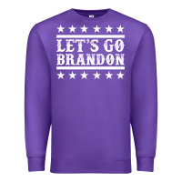 Purple Let's Go Brandon Impeach Premium Sweatshirt - Jasminsmagicworld