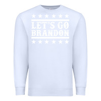 White Let's Go Brandon Impeach Premium Sweatshirt - Jasminsmagicworld