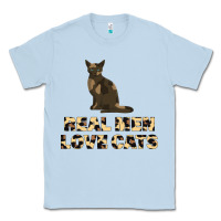Dusty Blue Real Men Love Cats Classic Tee - Bettercallsaul