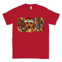 Dachshund Christmas Joy Classic Tee | Teevron
