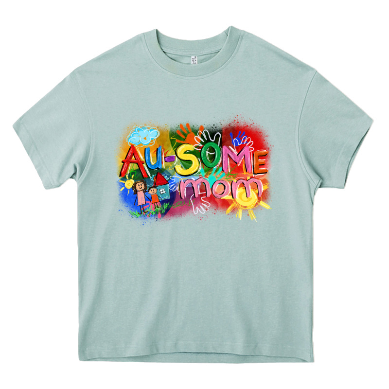 Au-some Mom Autism Heavy Core Tee by FaDigitalArtStudio | Teevron