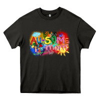 Asphalt Au-some mom Autism Heavy Core Tee - FaDigitalArtStudio