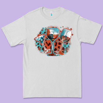 American Wines Premium Tee Designed By Fadigitalartstudio