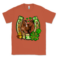 Copper St. Patrick's Day horse horseshoe Classic Tee - OliviaCreatesArt