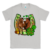 Moon Dust St. Patrick's Day horse horseshoe Classic Tee - OliviaCreatesArt
