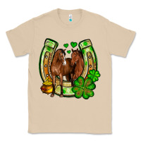 Mushroom St. Patrick's Day horse horseshoe Classic Tee - OliviaCreatesArt
